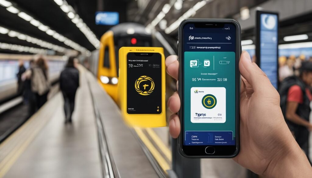 Contactless payment on DART fares