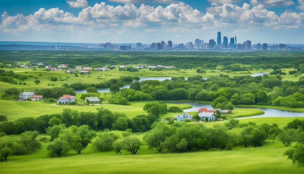 Greenest part of Texas